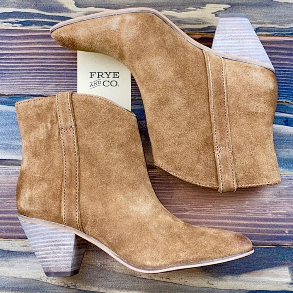 FRYE | Distressed Ankle Booties Maley Boot NIB